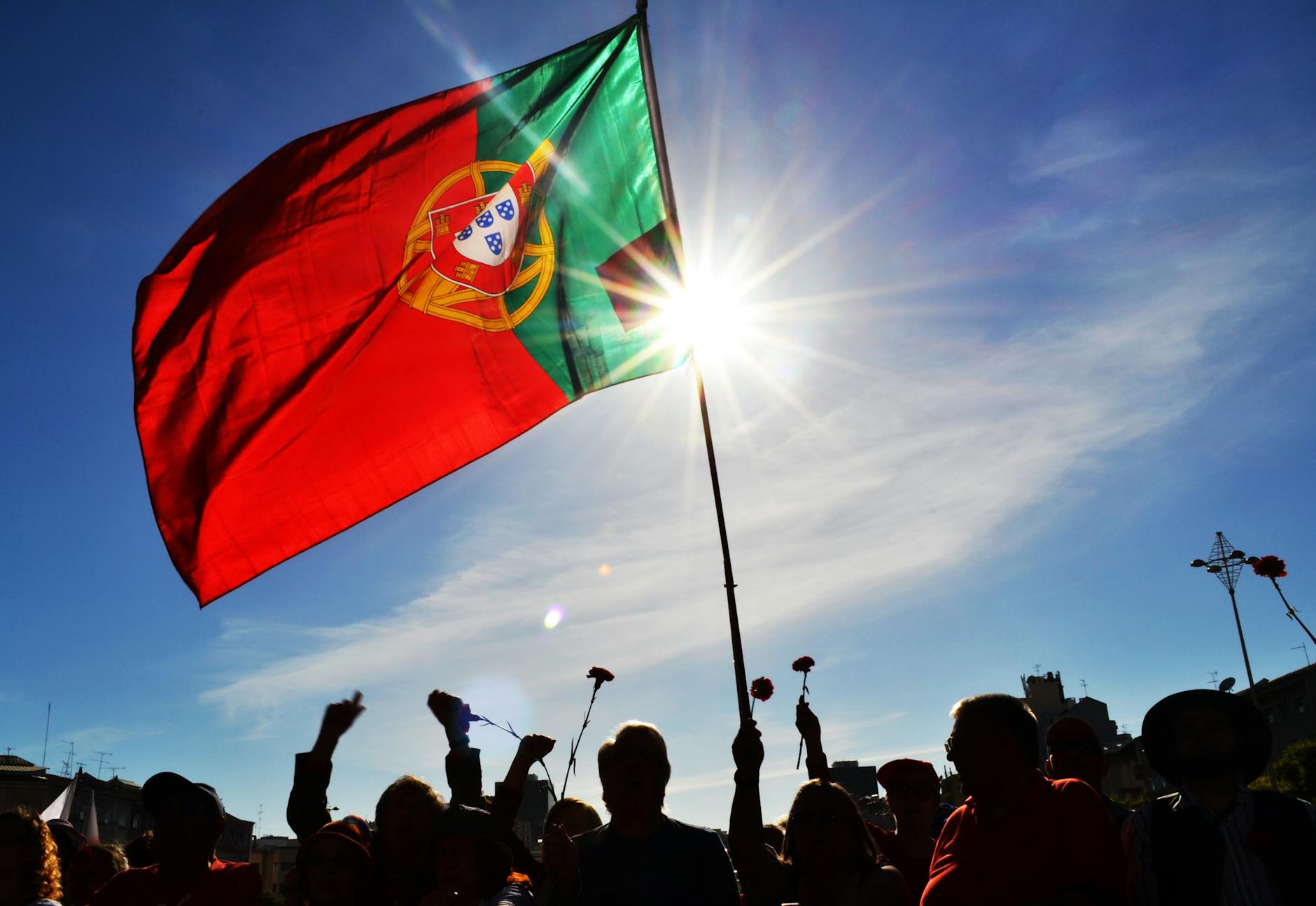 Nelkenrevolution Portugal Symbolbild zum Thema Nelkenrevolution Portugal