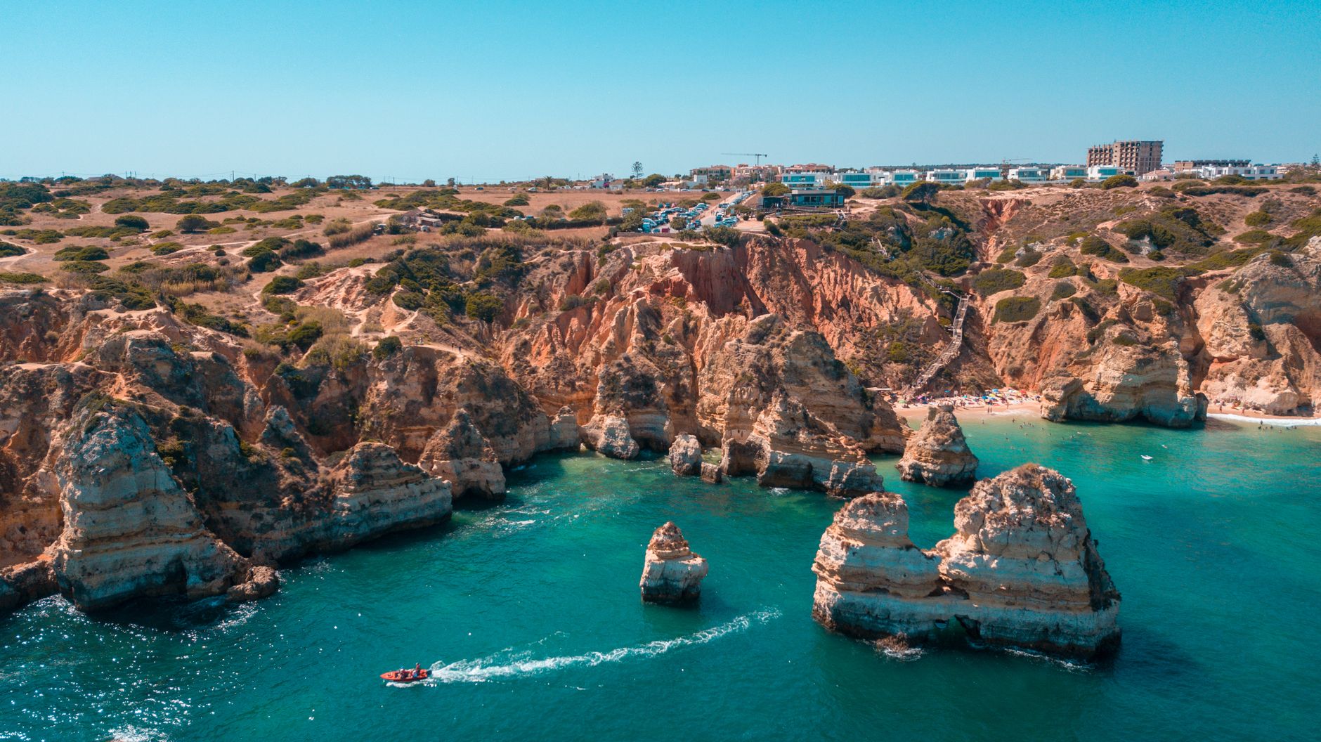 Algarve Travel Illustration zu Algarve Travel