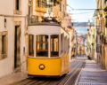 Faro beste Reisezeit: Blick über die historische Altstadt und die Ria Formosa im Frühling